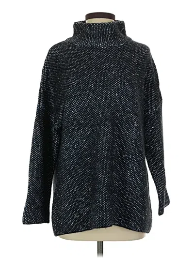 Pre-owned Zara Turtleneck Sweater In Blue