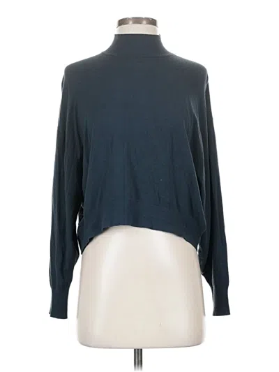 Pre-owned Zara Turtleneck Sweater In Blue