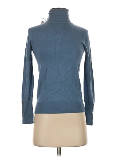 Pre-owned Zara Turtleneck Sweater In Blue