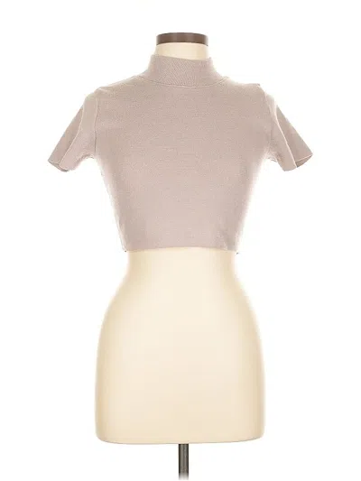 Pre-owned Zara Turtleneck Sweater In Brown