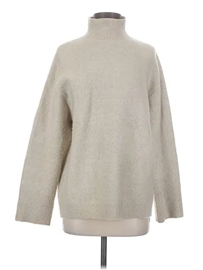 Pre-owned Zara Turtleneck Sweater In Brown