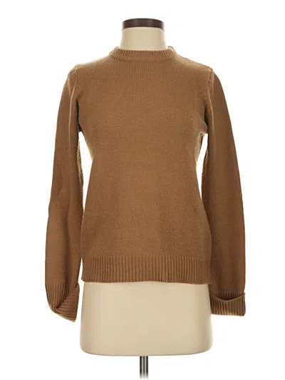 Pre-owned Zara Turtleneck Sweater In Brown