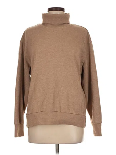 Pre-owned Zara Turtleneck Sweater In Brown
