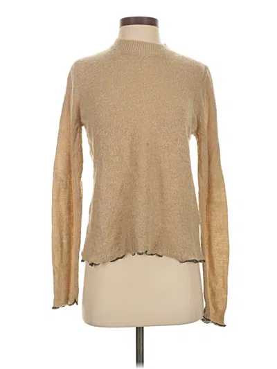 Pre-owned Zara Turtleneck Sweater In Brown