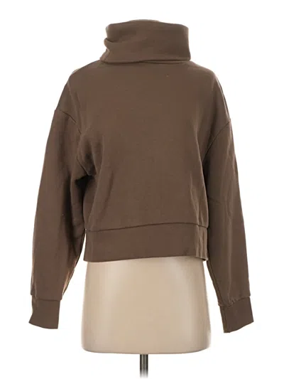 Pre-owned Zara Turtleneck Sweater In Brown
