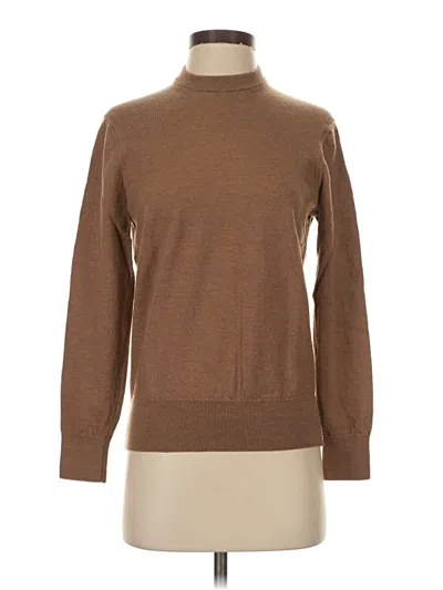 Pre-owned Zara Turtleneck Sweater In Brown