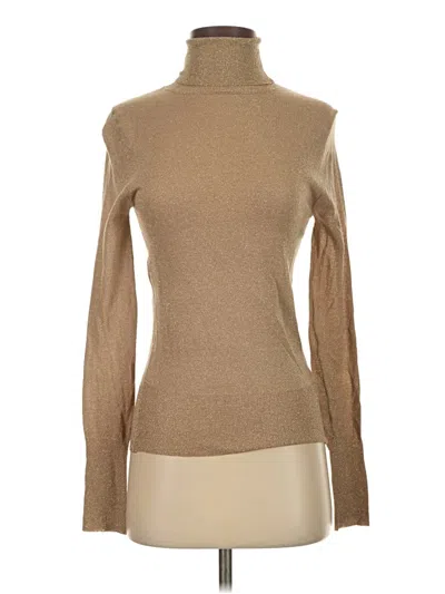 Pre-owned Zara Turtleneck Sweater In Brown