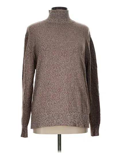 Pre-owned Zara Turtleneck Sweater In Brown