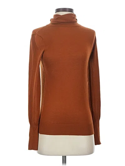 Pre-owned Zara Turtleneck Sweater In Brown