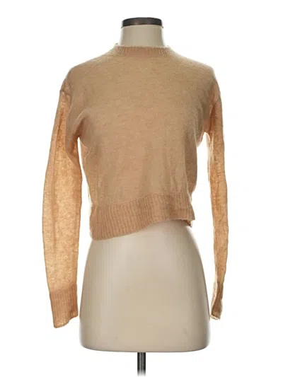 Pre-owned Zara Turtleneck Sweater In Brown