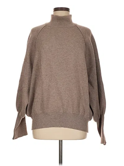 Pre-owned Zara Turtleneck Sweater In Brown