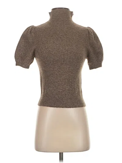 Pre-owned Zara Turtleneck Sweater In Brown