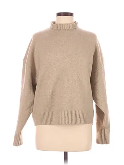 Pre-owned Zara Turtleneck Sweater In Brown