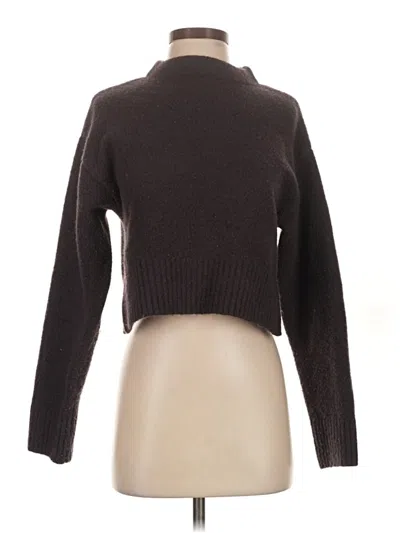 Pre-owned Zara Turtleneck Sweater In Brown
