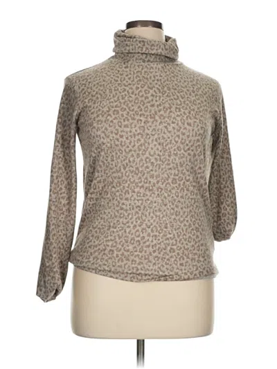 Pre-owned Zara Turtleneck Sweater In Brown