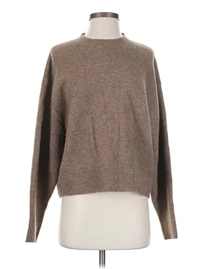 Pre-owned Zara Turtleneck Sweater In Brown