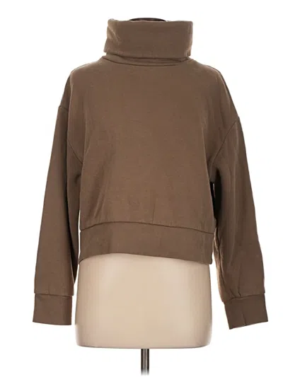 Pre-owned Zara Turtleneck Sweater In Brown