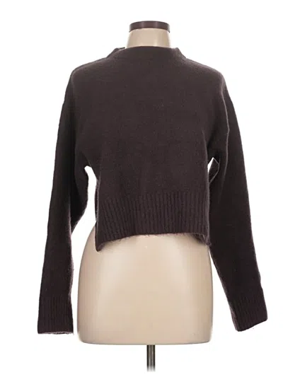 Pre-owned Zara Turtleneck Sweater In Brown