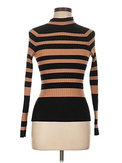 Pre-owned Zara Turtleneck Sweater In Brown