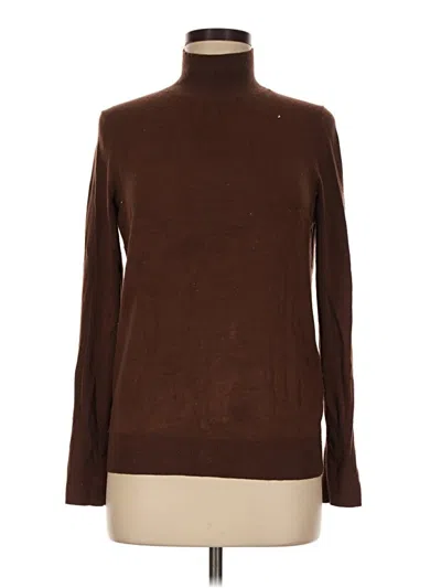 Pre-owned Zara Turtleneck Sweater In Brown