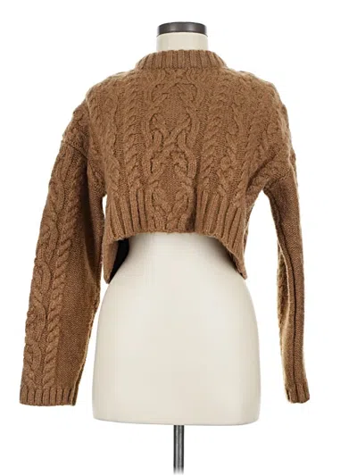 Pre-owned Zara Turtleneck Sweater In Brown