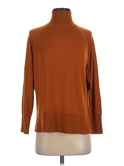 Pre-owned Zara Turtleneck Sweater In Brown