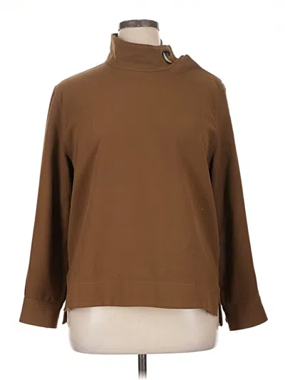 Pre-owned Zara Turtleneck Sweater In Brown