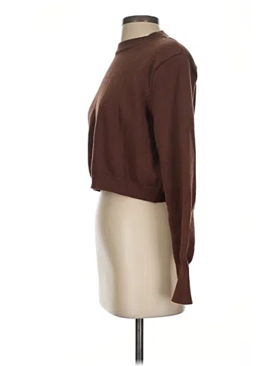 Pre-owned Zara Turtleneck Sweater In Brown