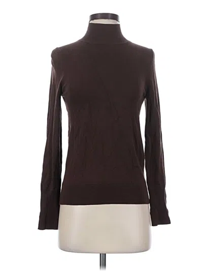 Pre-owned Zara Turtleneck Sweater In Brown