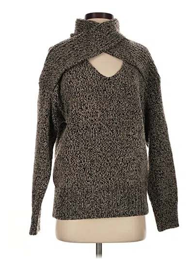 Pre-owned Zara Turtleneck Sweater In Brown