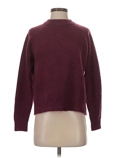Pre-owned Zara Turtleneck Sweater In Burgundy