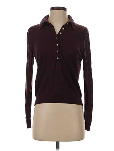 Pre-owned Zara Turtleneck Sweater In Burgundy