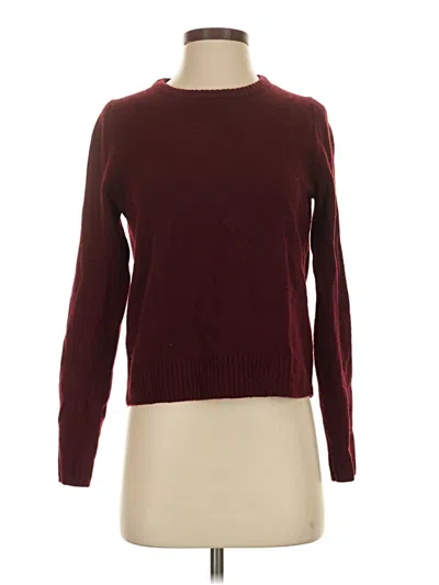 Pre-owned Zara Turtleneck Sweater In Burgundy