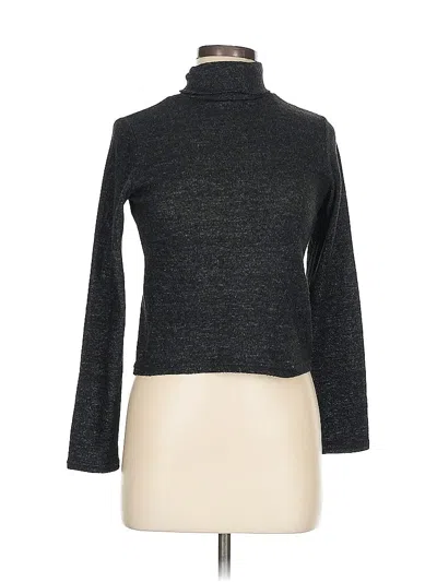 Pre-owned Zara Turtleneck Sweater In Gray