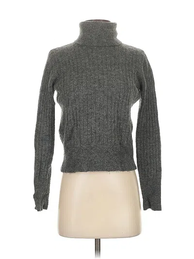 Pre-owned Zara Turtleneck Sweater In Gray
