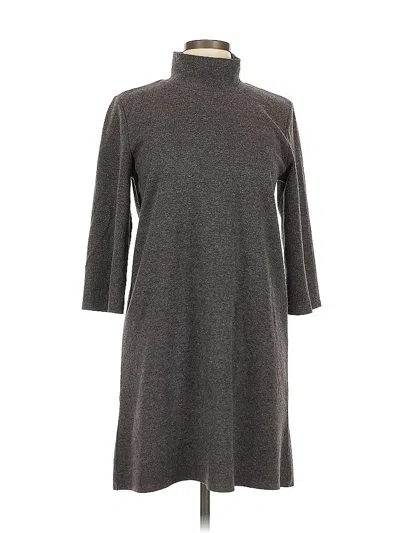 Pre-owned Zara Turtleneck Sweater In Gray