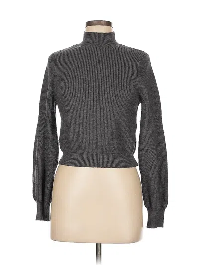Pre-owned Zara Turtleneck Sweater In Gray