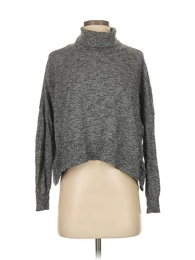 Pre-owned Zara Turtleneck Sweater In Gray