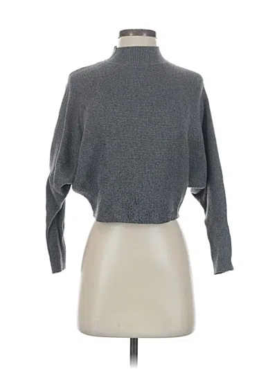 Pre-owned Zara Turtleneck Sweater In Gray