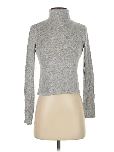 Pre-owned Zara Turtleneck Sweater In Gray