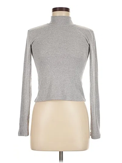 Pre-owned Zara Turtleneck Sweater In Gray