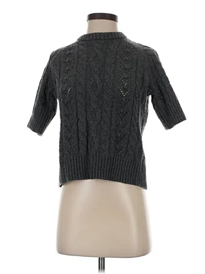Pre-owned Zara Turtleneck Sweater In Gray