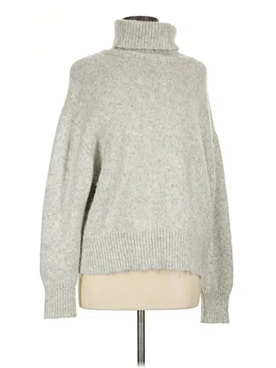 Pre-owned Zara Turtleneck Sweater In Gray