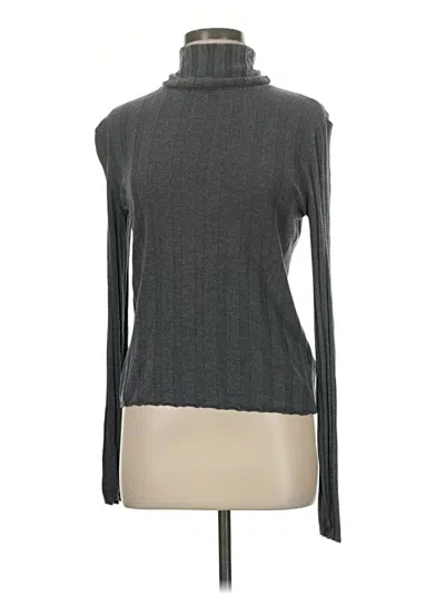 Pre-owned Zara Turtleneck Sweater In Gray