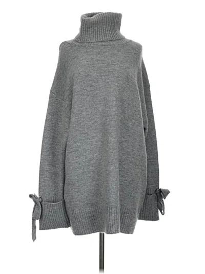 Pre-owned Zara Turtleneck Sweater In Gray