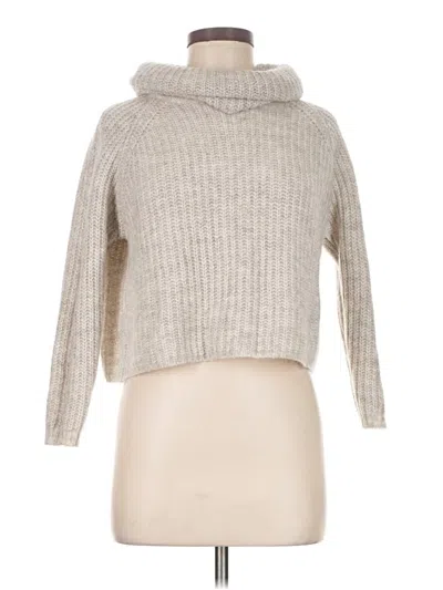 Pre-owned Zara Turtleneck Sweater In Gray