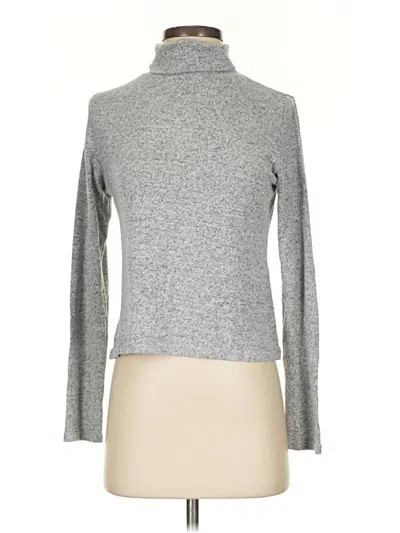 Pre-owned Zara Turtleneck Sweater In Gray