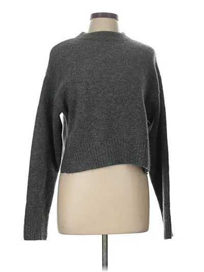 Pre-owned Zara Turtleneck Sweater In Gray