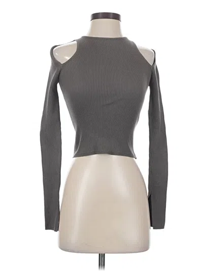Pre-owned Zara Turtleneck Sweater In Gray