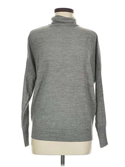 Pre-owned Zara Turtleneck Sweater In Gray